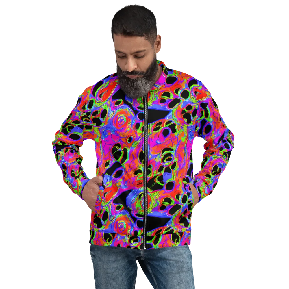 Luminous Abyss on Bomber Jacket — Front