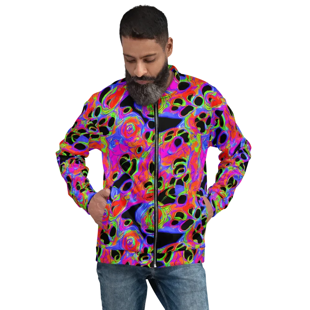 Luminous Abyss on Bomber Jacket — Front