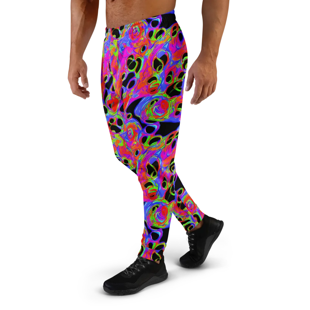 Luminous Abyss on Men's Joggers — Left