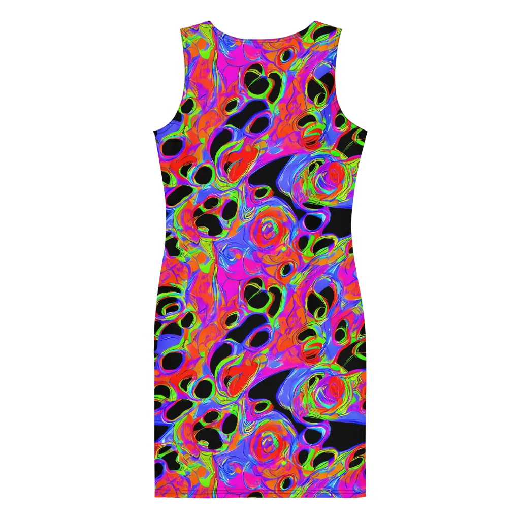 Luminous Abyss on Bodycon Dress — Back