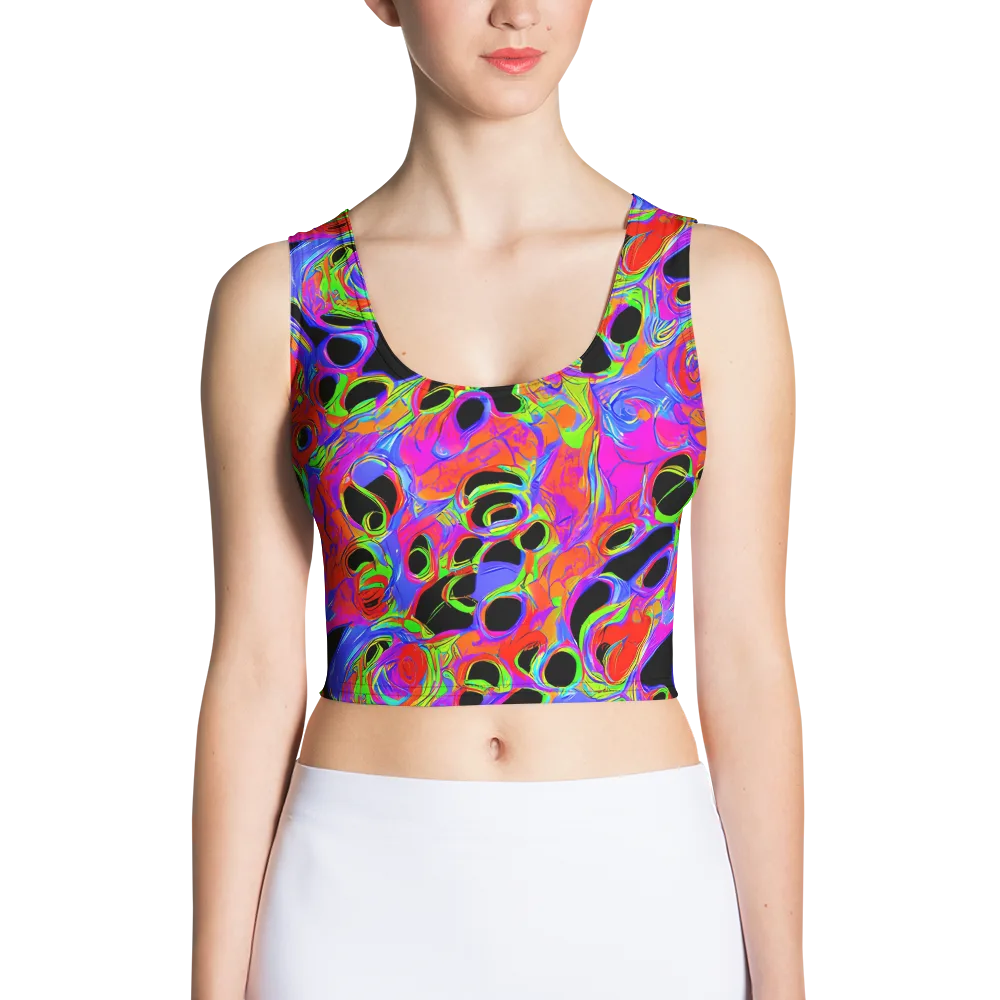 Luminous Abyss on Crop Top — Front