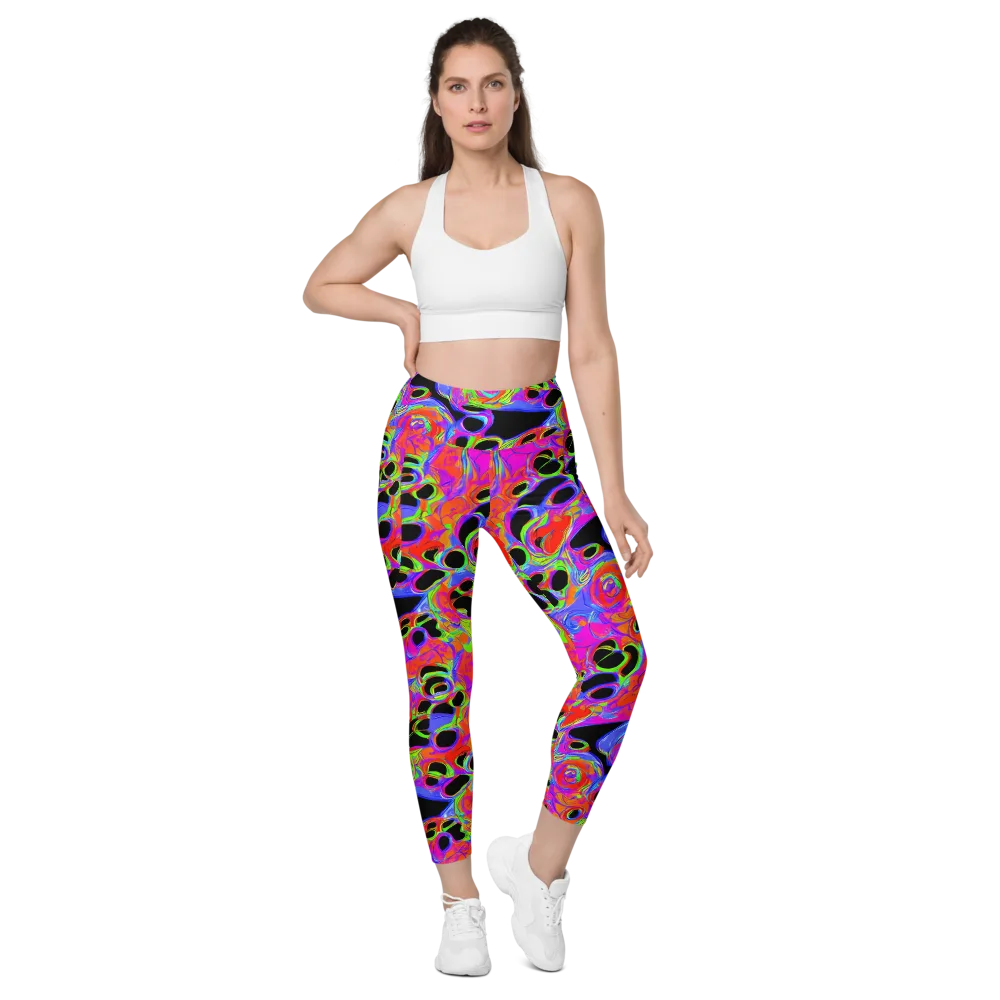 Luminous Abyss on Leggings with Pockets — Front