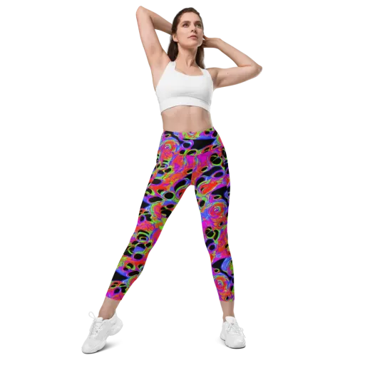 Luminous Abyss on a Leggings with Pockets