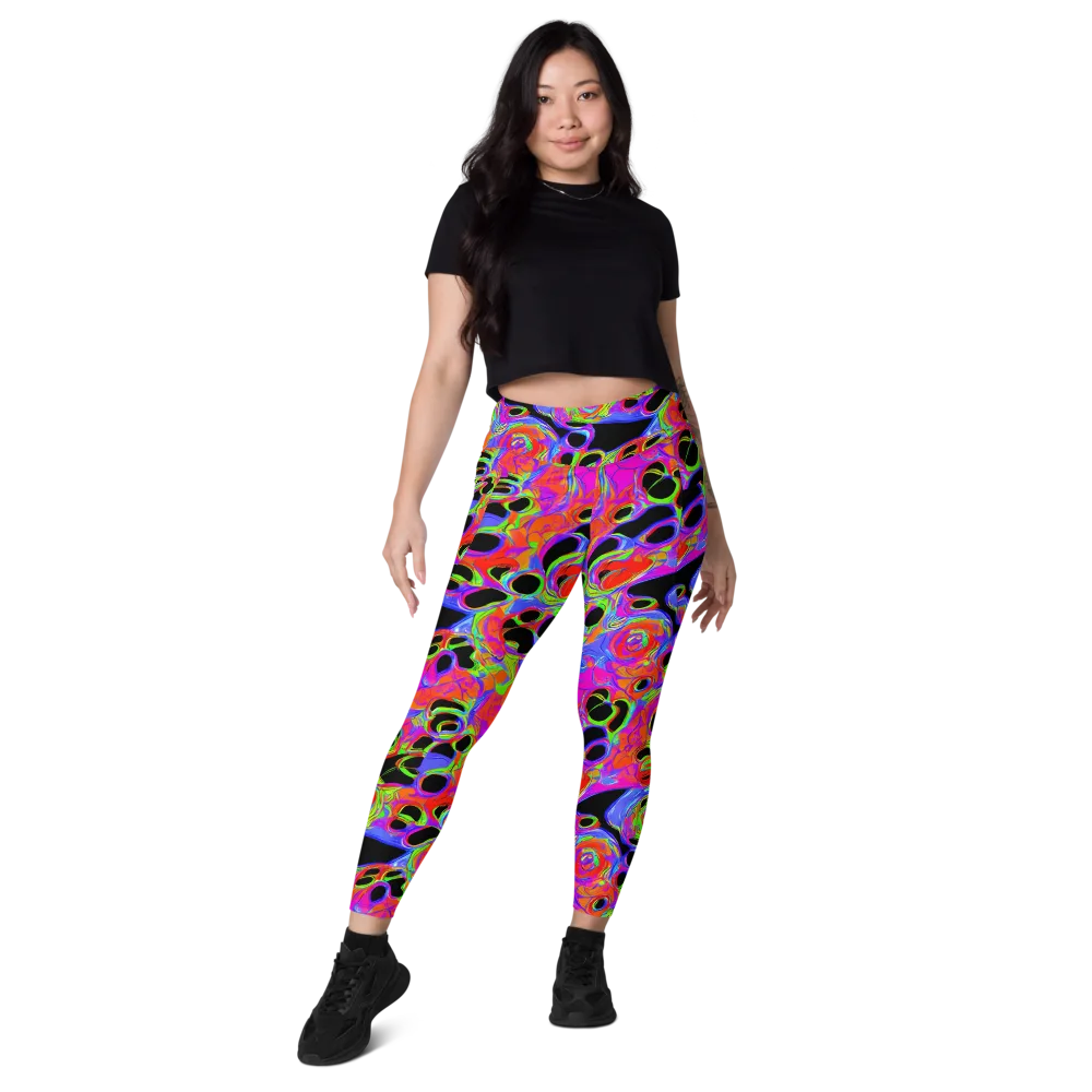 Luminous Abyss on Leggings with Pockets — Front