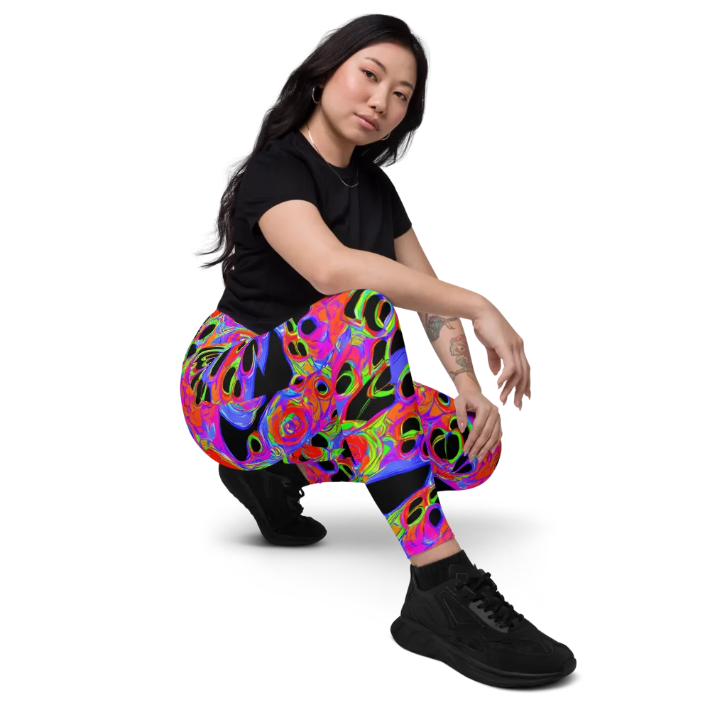 Luminous Abyss on Leggings with Pockets — Right Front