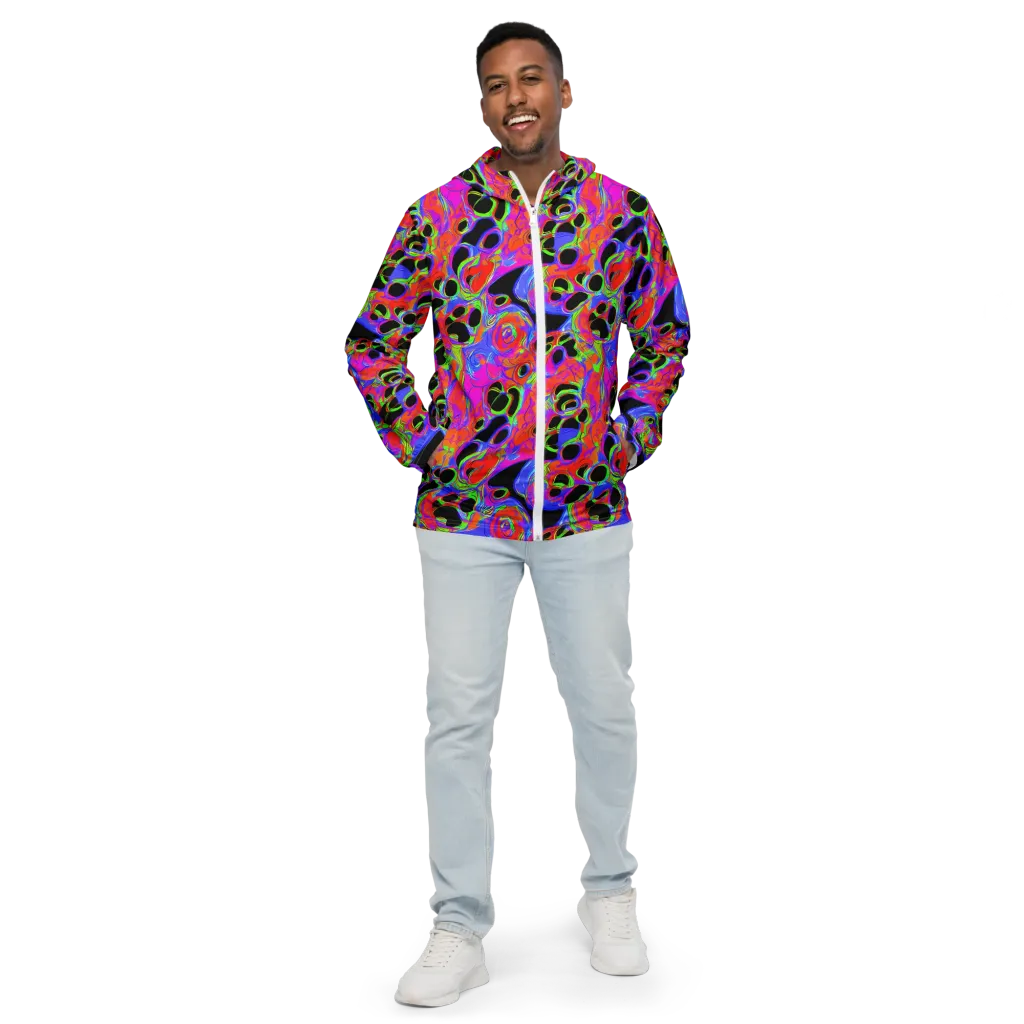 Luminous Abyss on Men's Windbreaker — Front