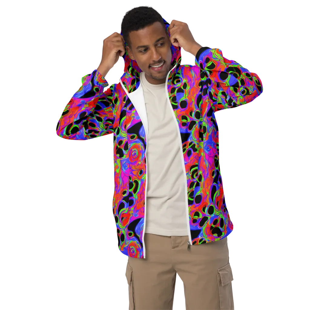 Luminous Abyss on Men's Windbreaker — Front
