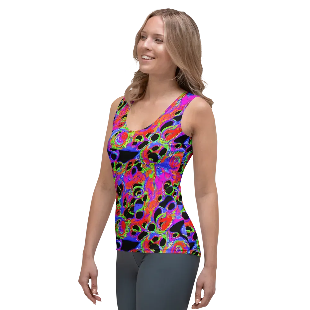 Luminous Abyss on Women's Tank Top — Left Front
