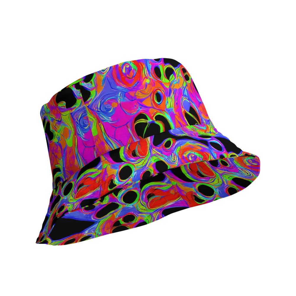 Luminous Abyss on Reversible Bucket Hat — Product details Outside