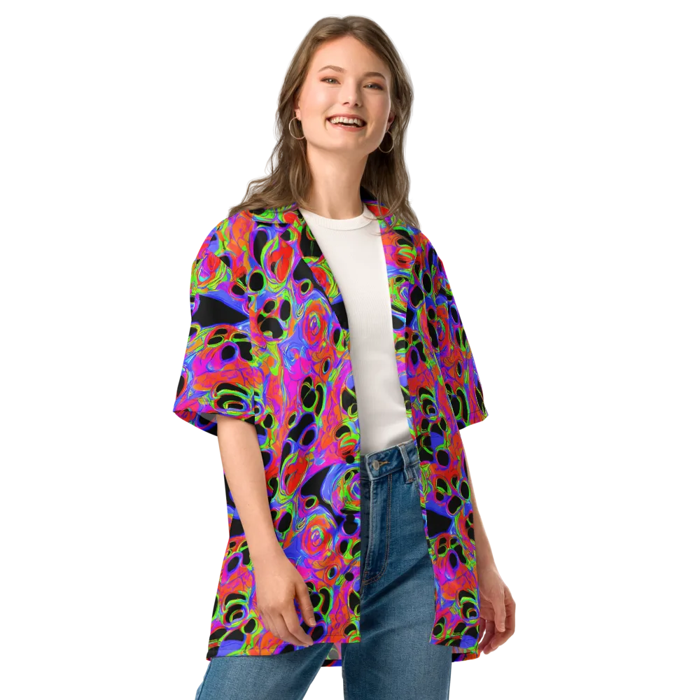 Luminous Abyss on Button Shirt — Front