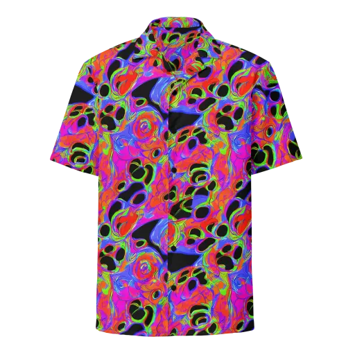Luminous Abyss on a Button Shirt