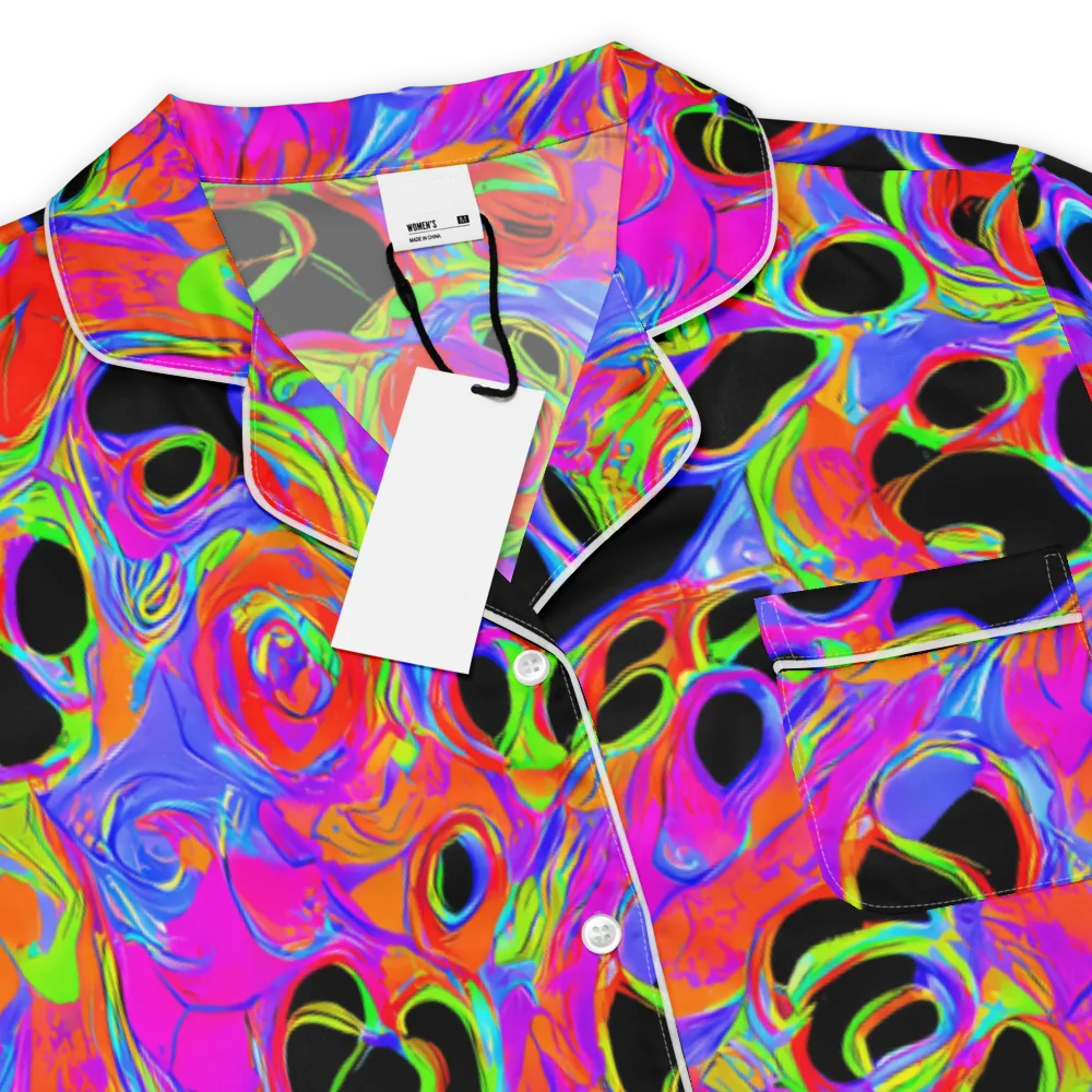 Luminous Abyss on Women's Short Sleeve Pajama Top — Product details