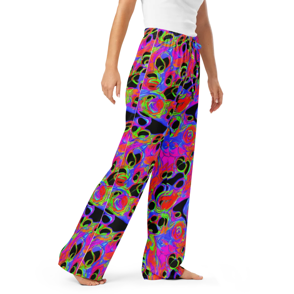 Luminous Abyss on Women's Pajama Pants — Right Front