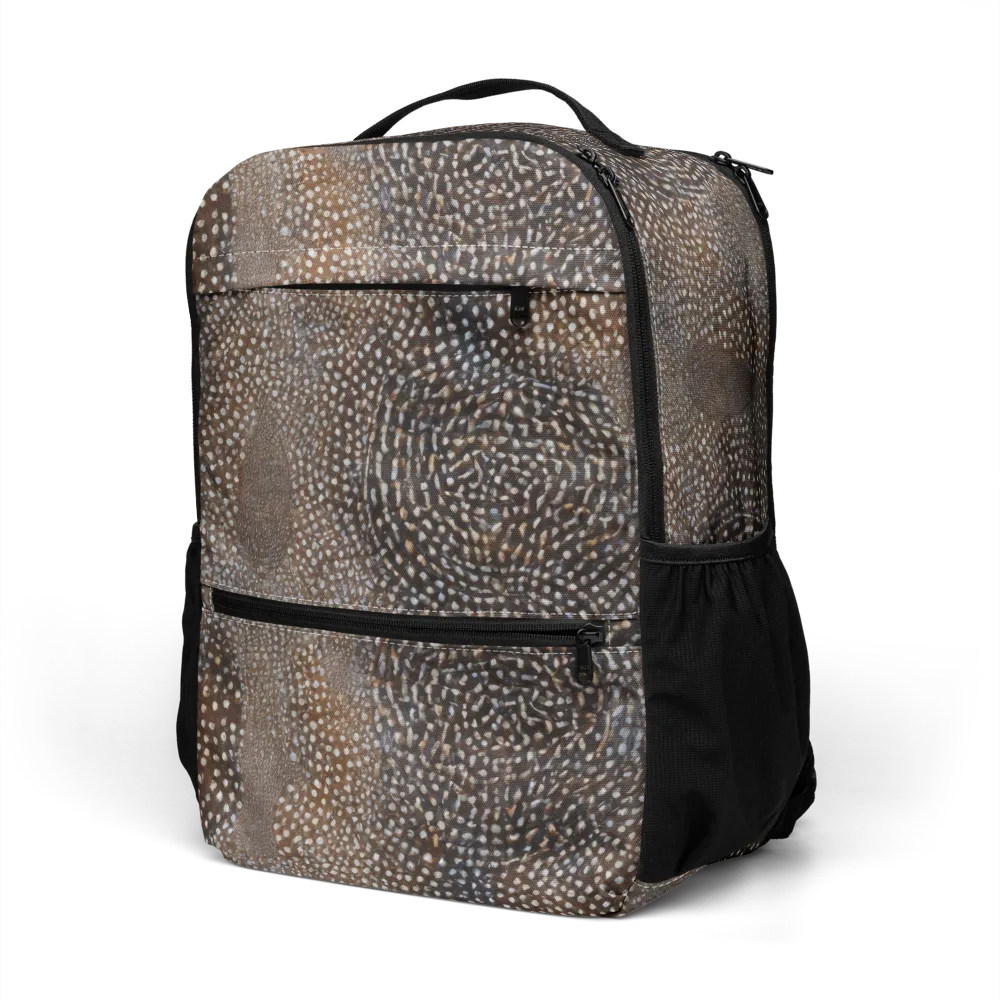Cocoa Constellation on Utility Backpack — Left Front