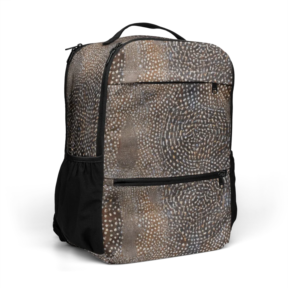 Cocoa Constellation on Utility Backpack — Right Front