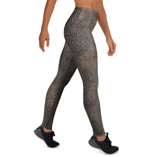 Cocoa Constellation on a Yoga Leggings
