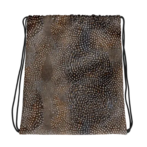 Cocoa Constellation on a Drawstring Bag