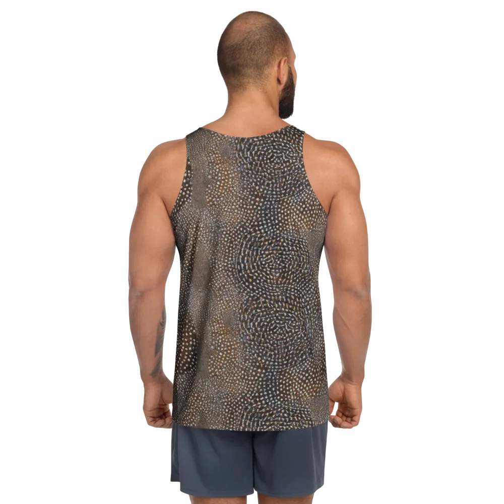 Cocoa Constellation on Men's Tank Top — Back