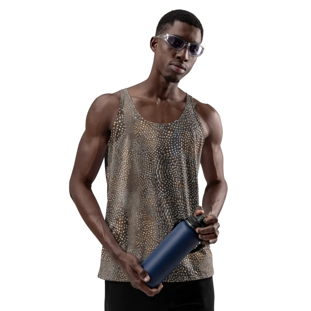 Cocoa Constellation on Men's Tank Top — Front