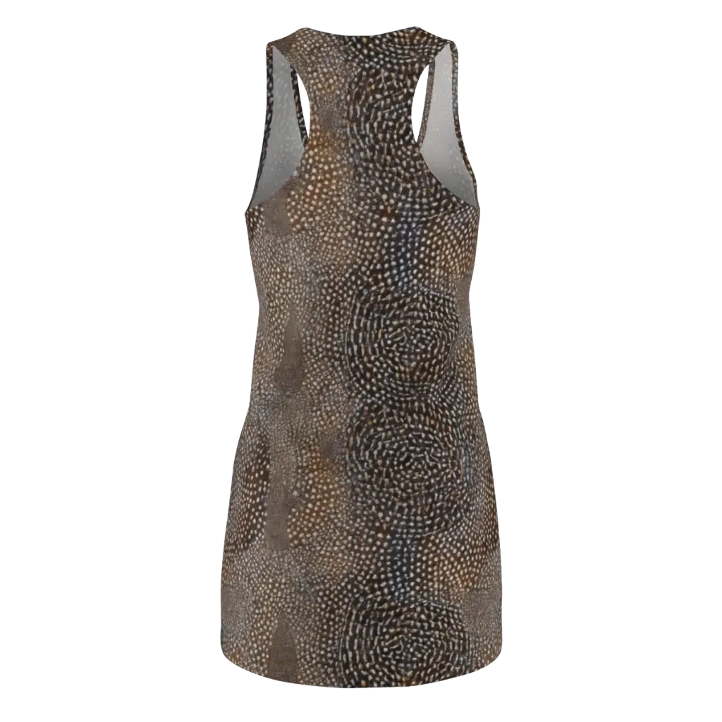 Cocoa Constellation on Racerback Dress — Back