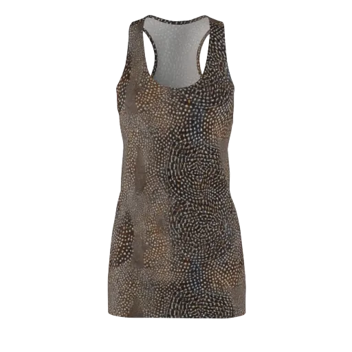 Cocoa Constellation on a Racerback Dress