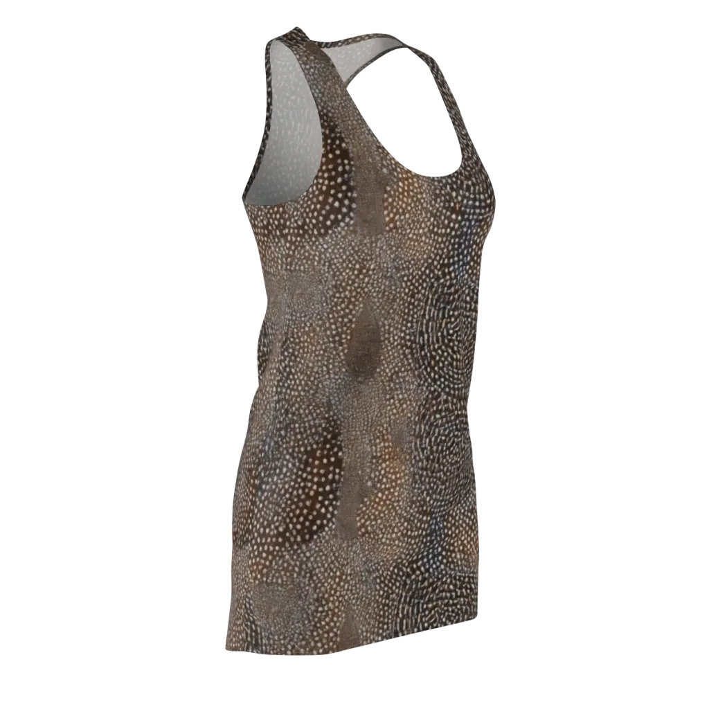 Cocoa Constellation on Racerback Dress — Front Side