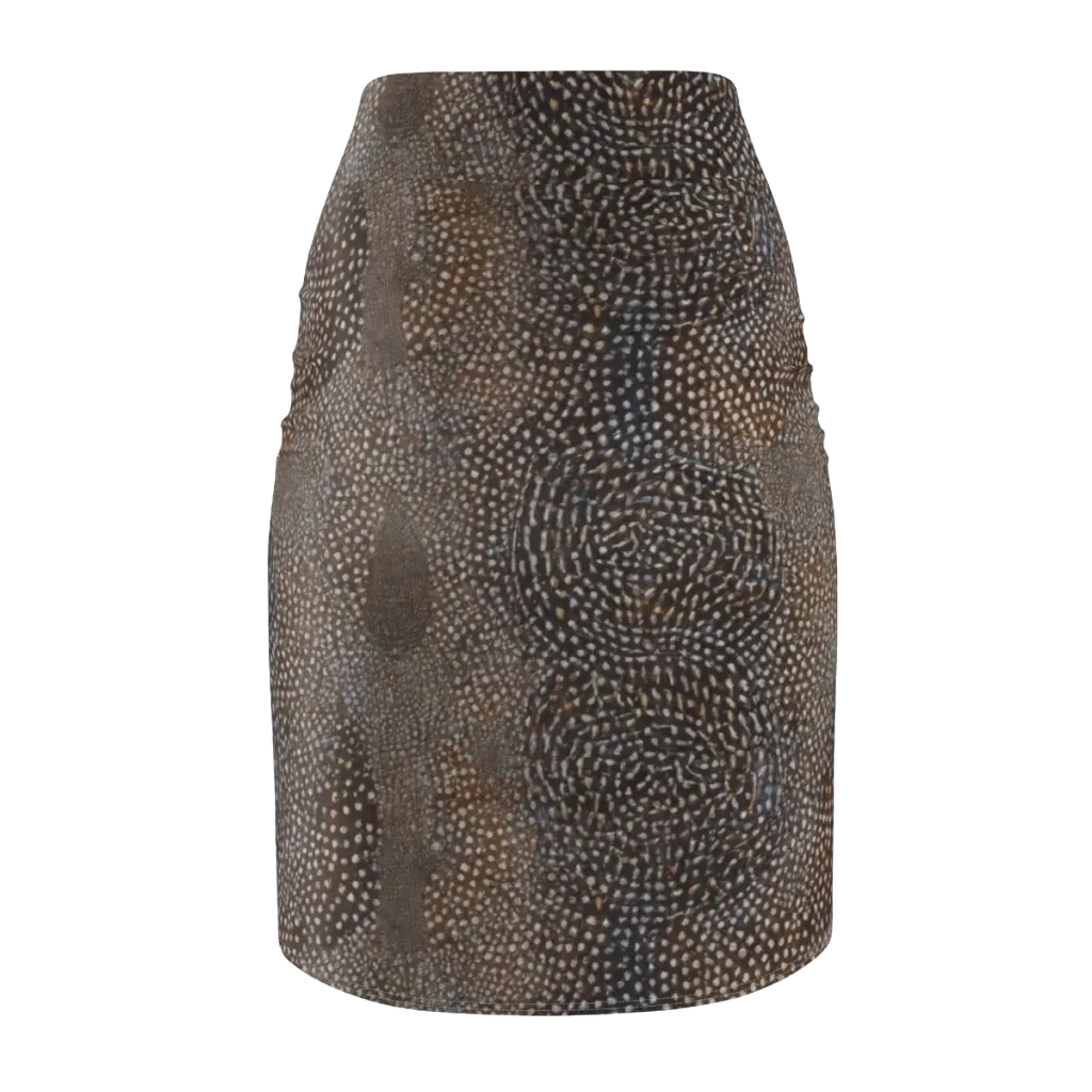 Cocoa Constellation on Pencil Skirt — Back
