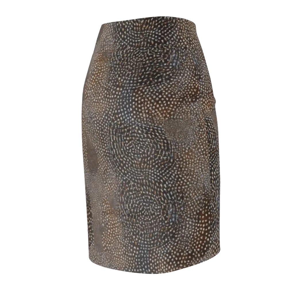Cocoa Constellation on Pencil Skirt — Back Side