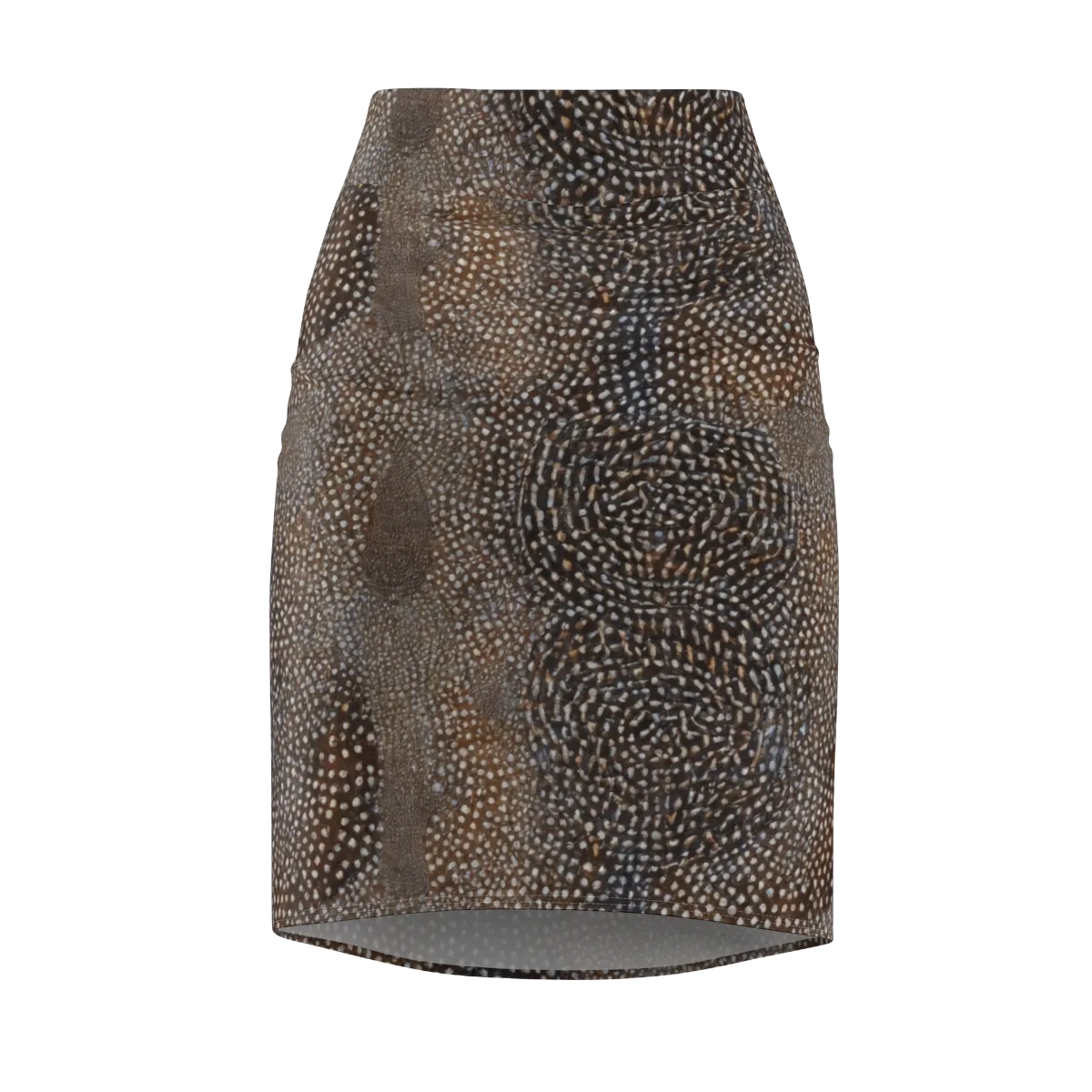 Cocoa Constellation on Pencil Skirt — Front
