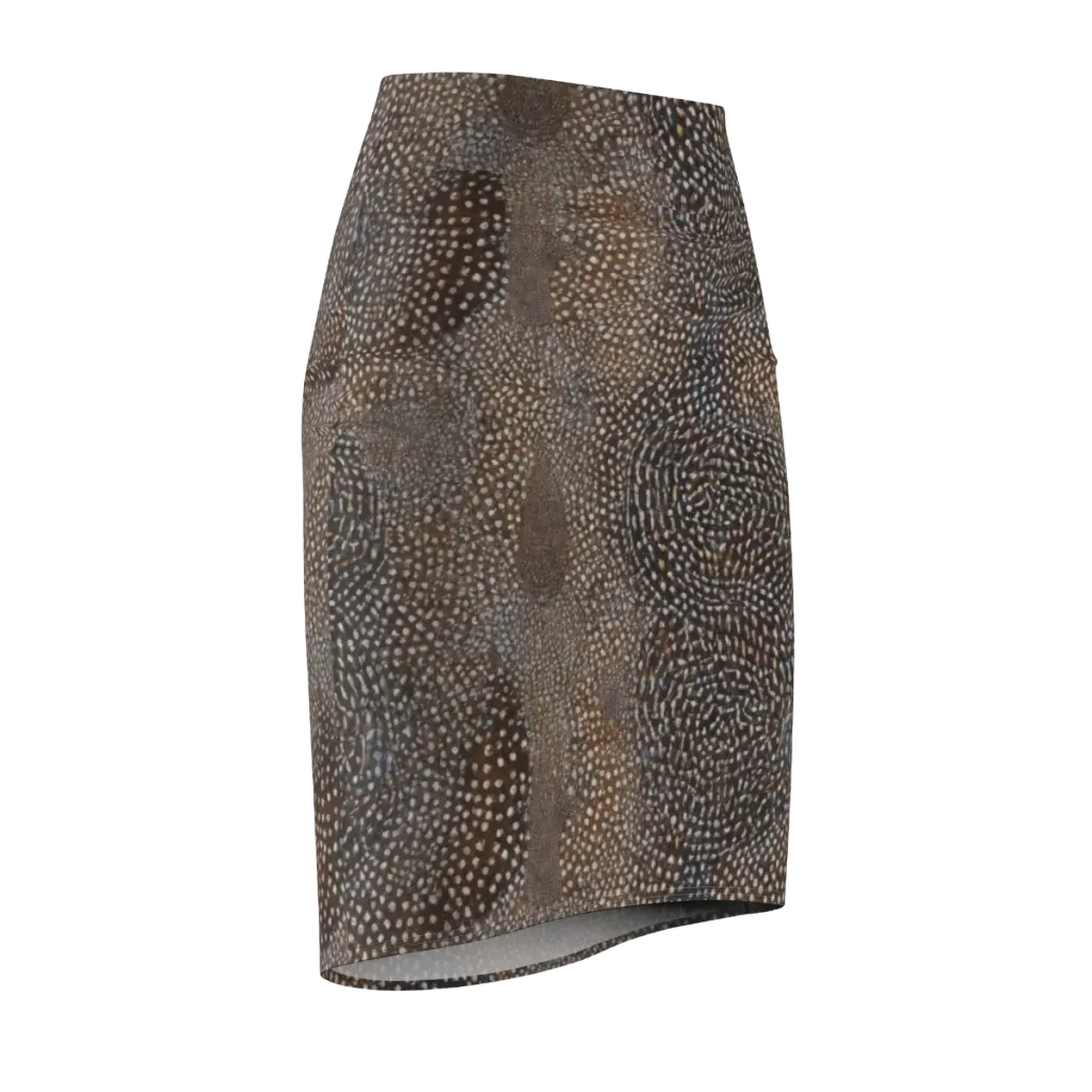 Cocoa Constellation on Pencil Skirt — Front Side