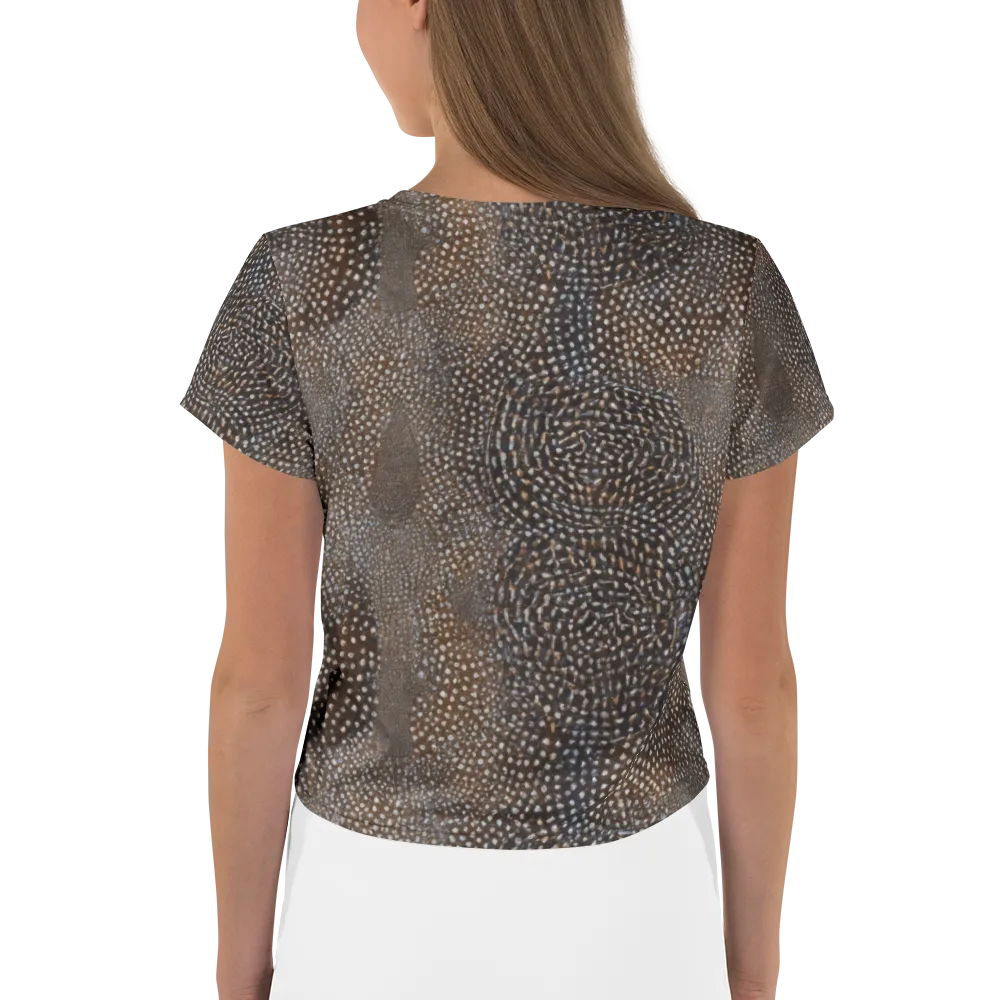 Cocoa Constellation on Crop Tee — Back