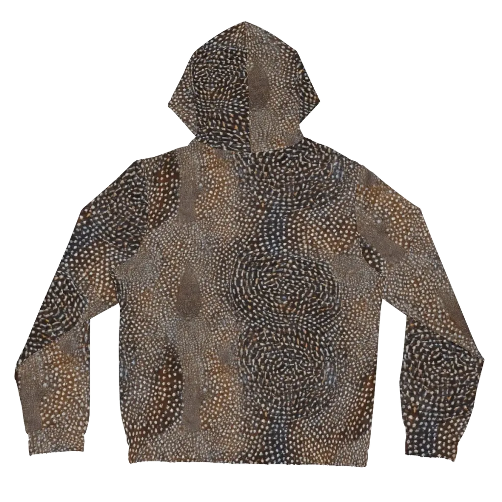 Cocoa Constellation on Women's Full-Zip Hoodie — Back