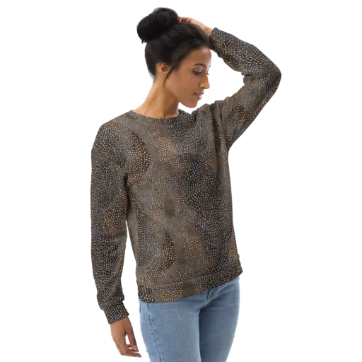 Cocoa Constellation on a Sweatshirt