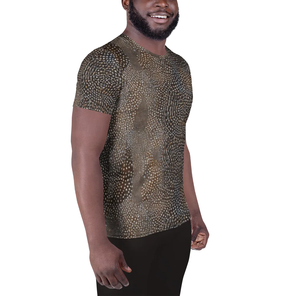 Cocoa Constellation on Men's Athletic T-Shirt — Right