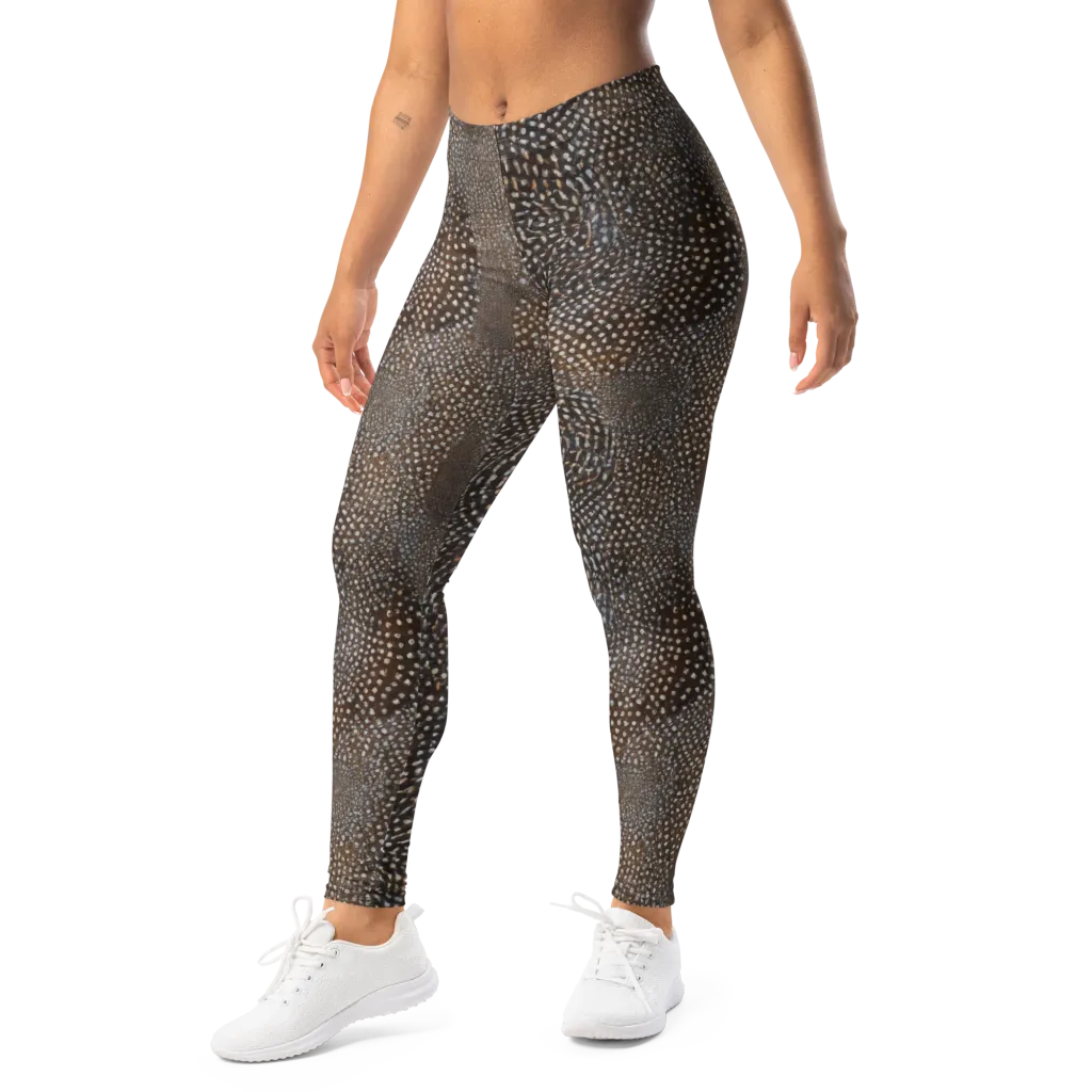 Cocoa Constellation on Leggings — Left Front