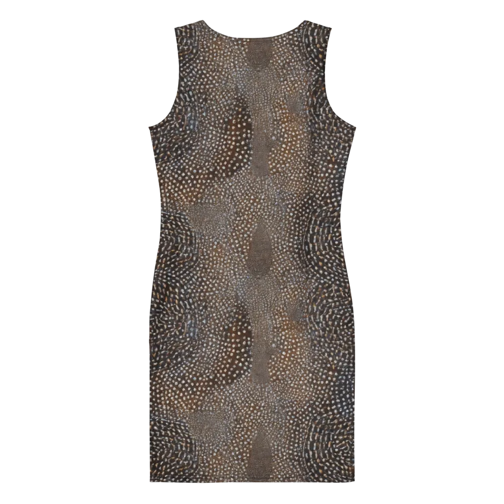 Cocoa Constellation on Bodycon Dress — Back