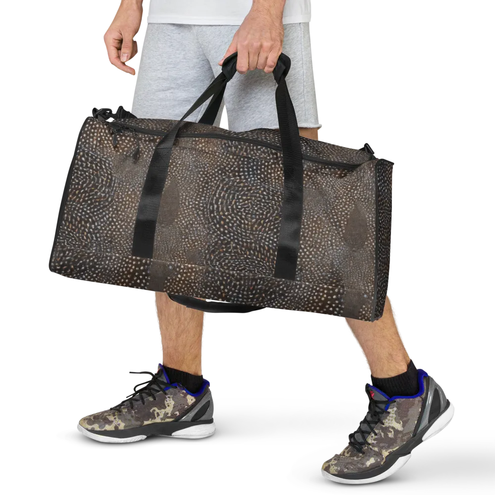 Cocoa Constellation on Duffle Bag — Front