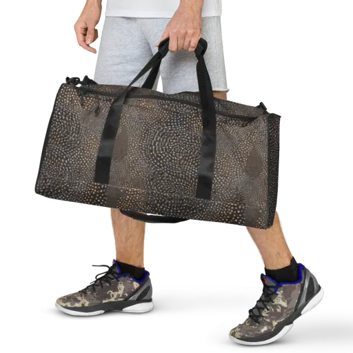 Cocoa Constellation on a Duffle Bag