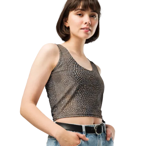 Cocoa Constellation on a Crop Top