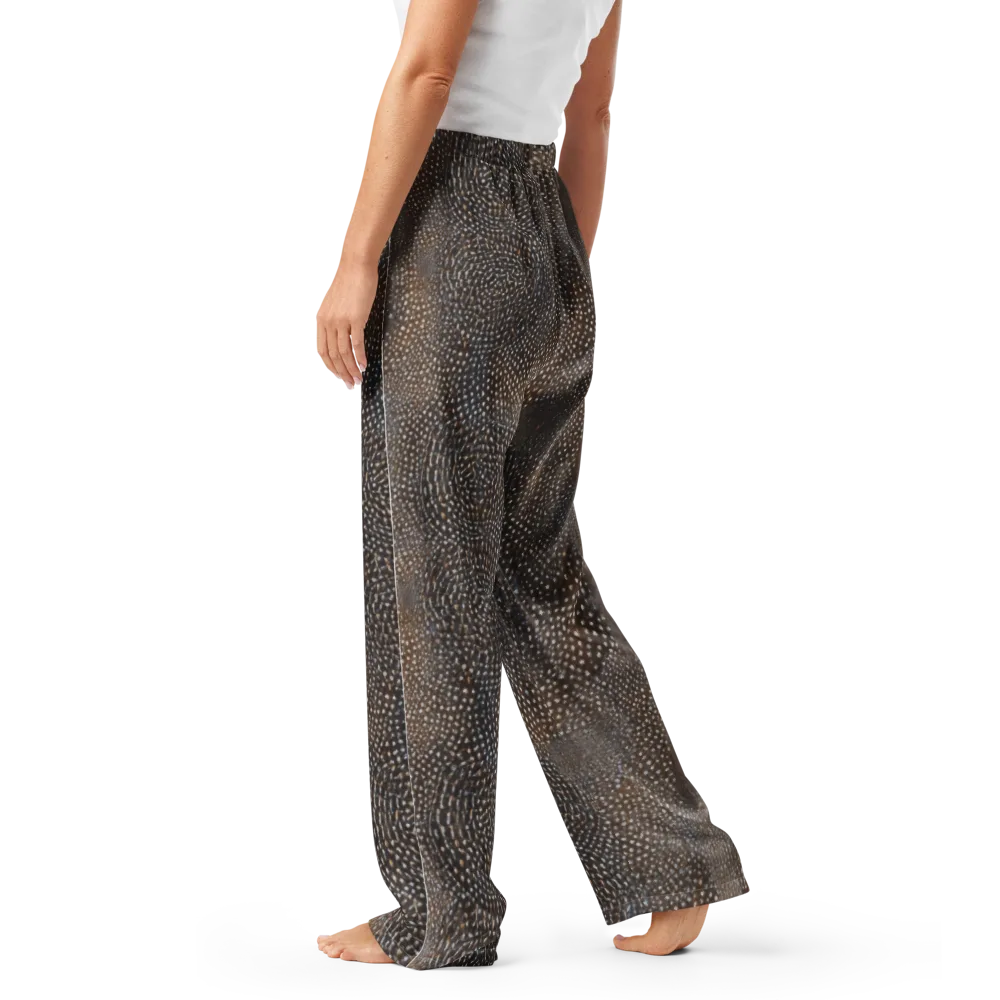 Cocoa Constellation on Women's Pajama Pants — Left