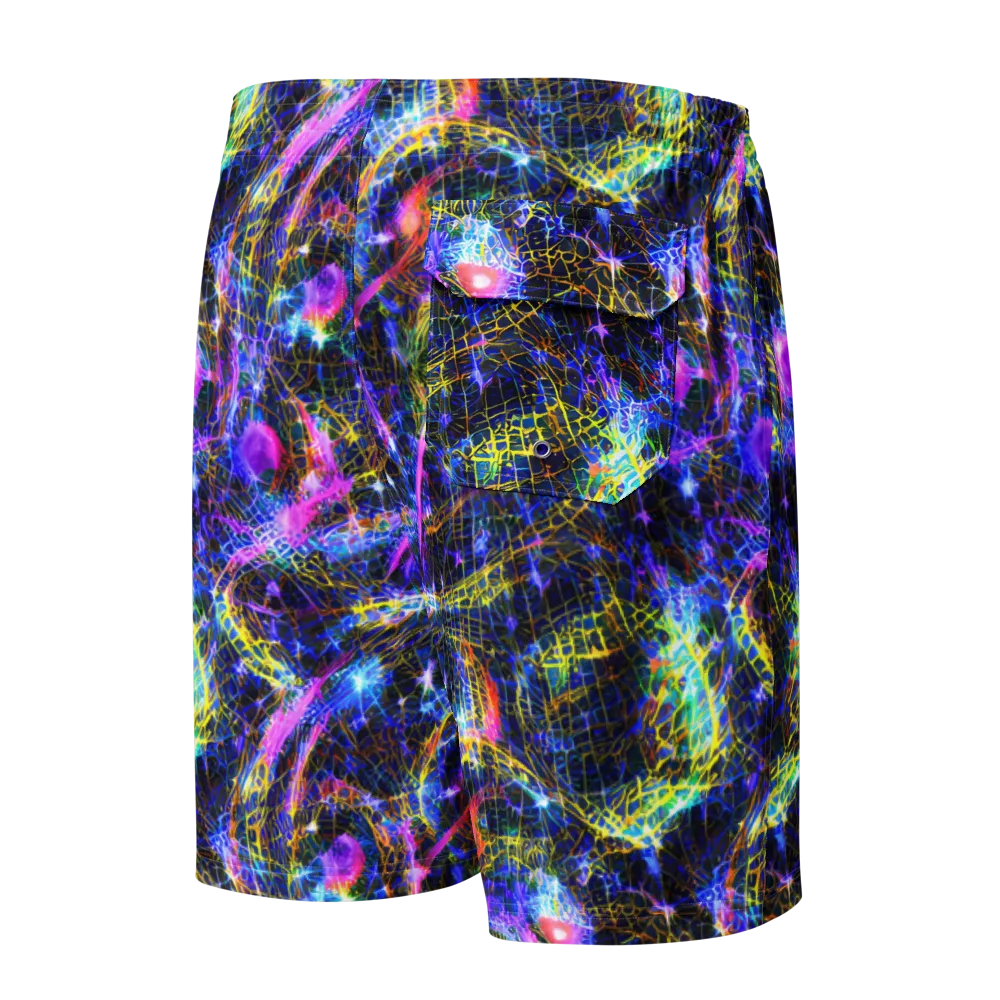 Prismatic Wilds on Men's Board Shorts — Back
