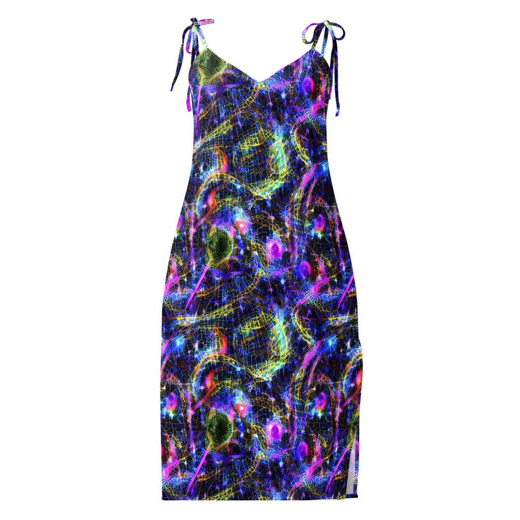 Prismatic Wilds on Slip Dress — Front