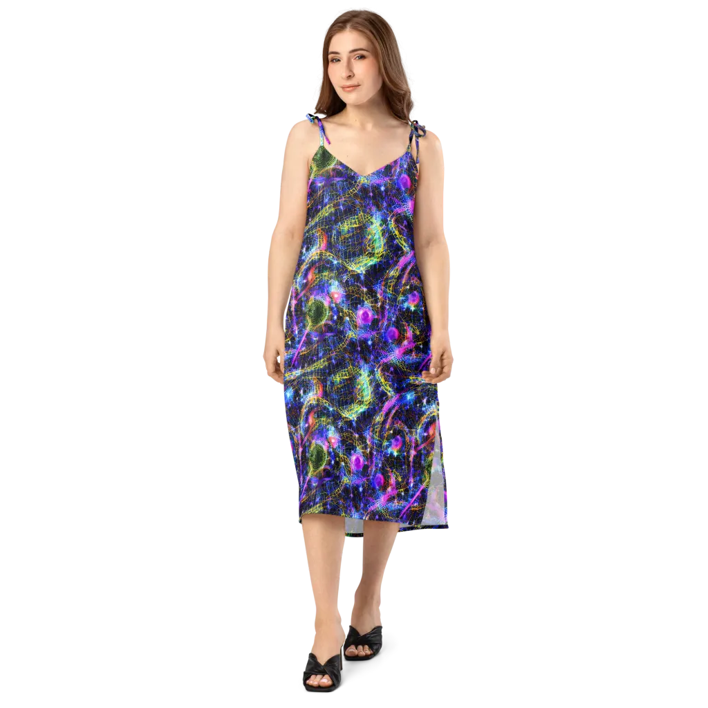 Prismatic Wilds on Slip Dress — Front