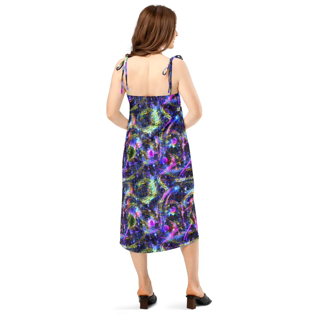 Prismatic Wilds on Slip Dress — Back