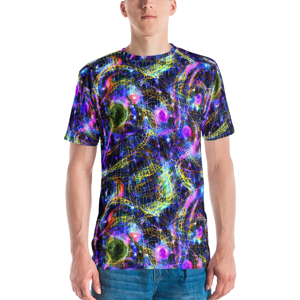 Prismatic Wilds on Men's Crew Neck T-Shirt — Front