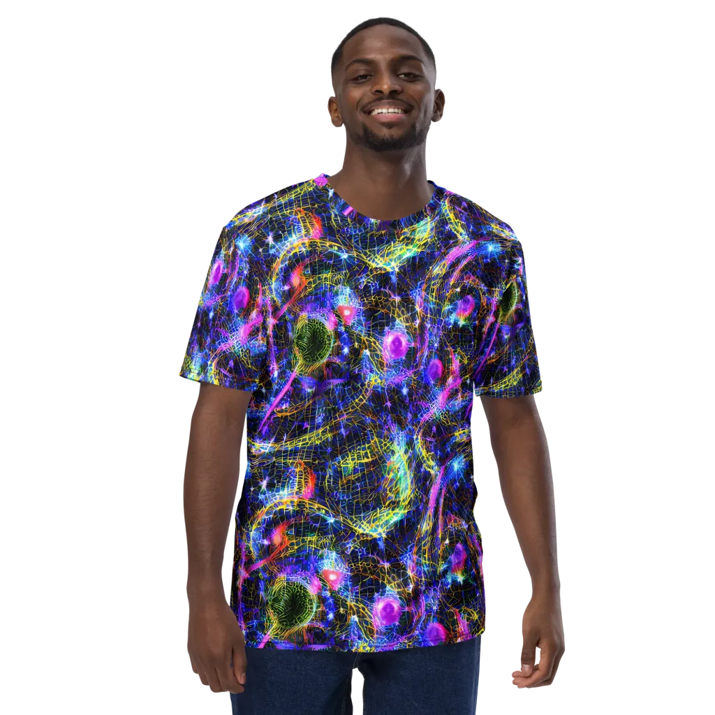 Prismatic Wilds on Men's Crew Neck T-Shirt — Front