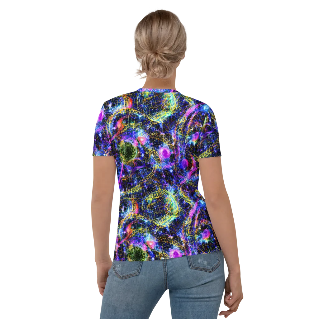 Prismatic Wilds on Women's Crew Neck T-Shirt — Back