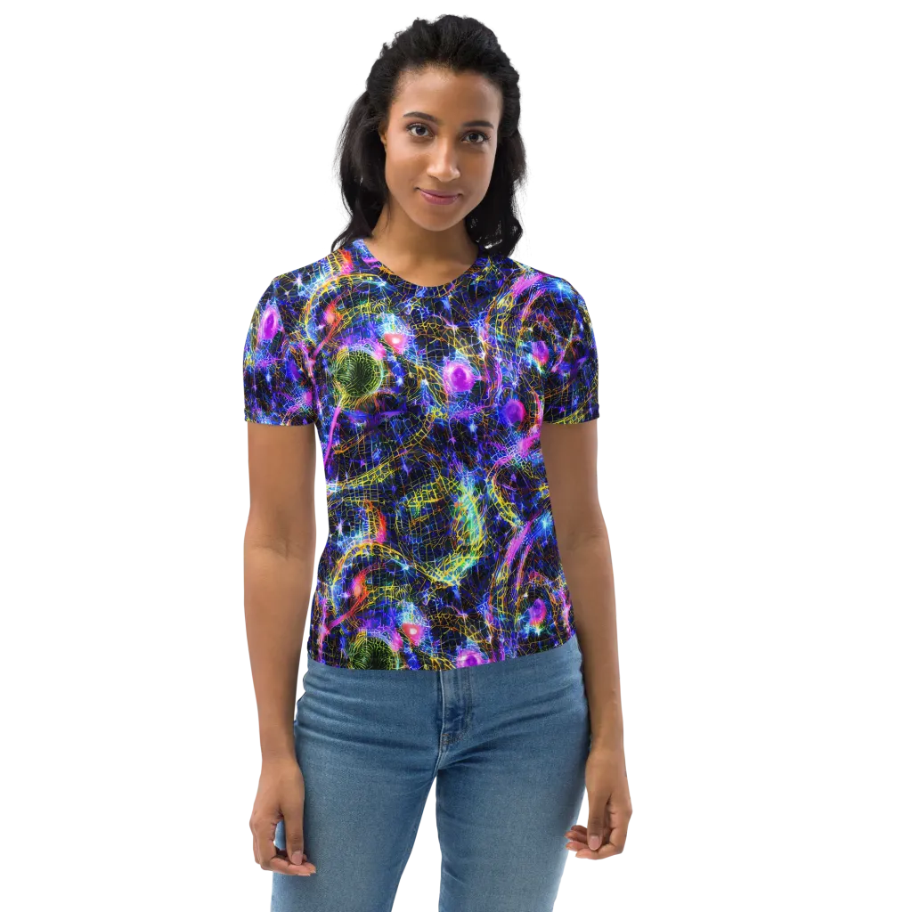 Prismatic Wilds on Women's Crew Neck T-Shirt — Front