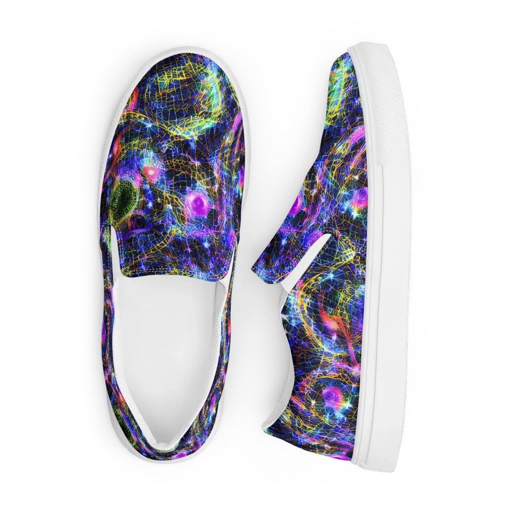 Prismatic Wilds on Men's Slip-On Canvas Shoes — Front