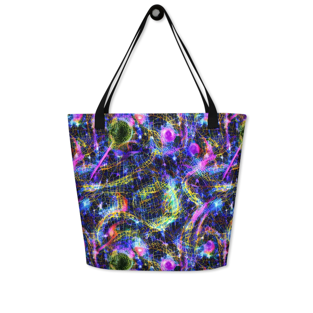 Prismatic Wilds on Large Tote Bag W/ Pocket — Front